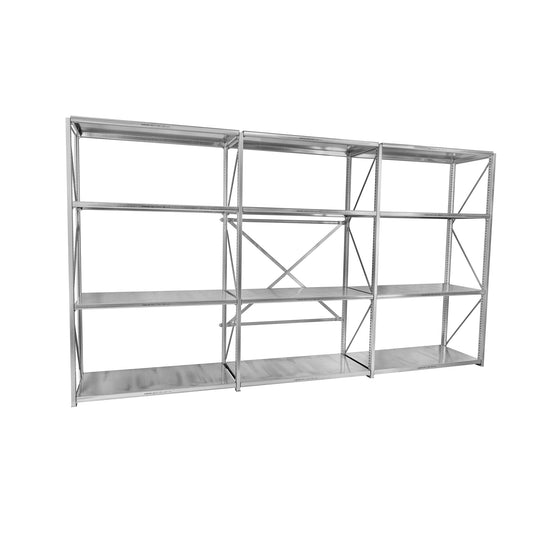 Zestaw: Regał Półkowy + 2 Regały Dostawne NEDCON 2800mm x 1230mm 150kg