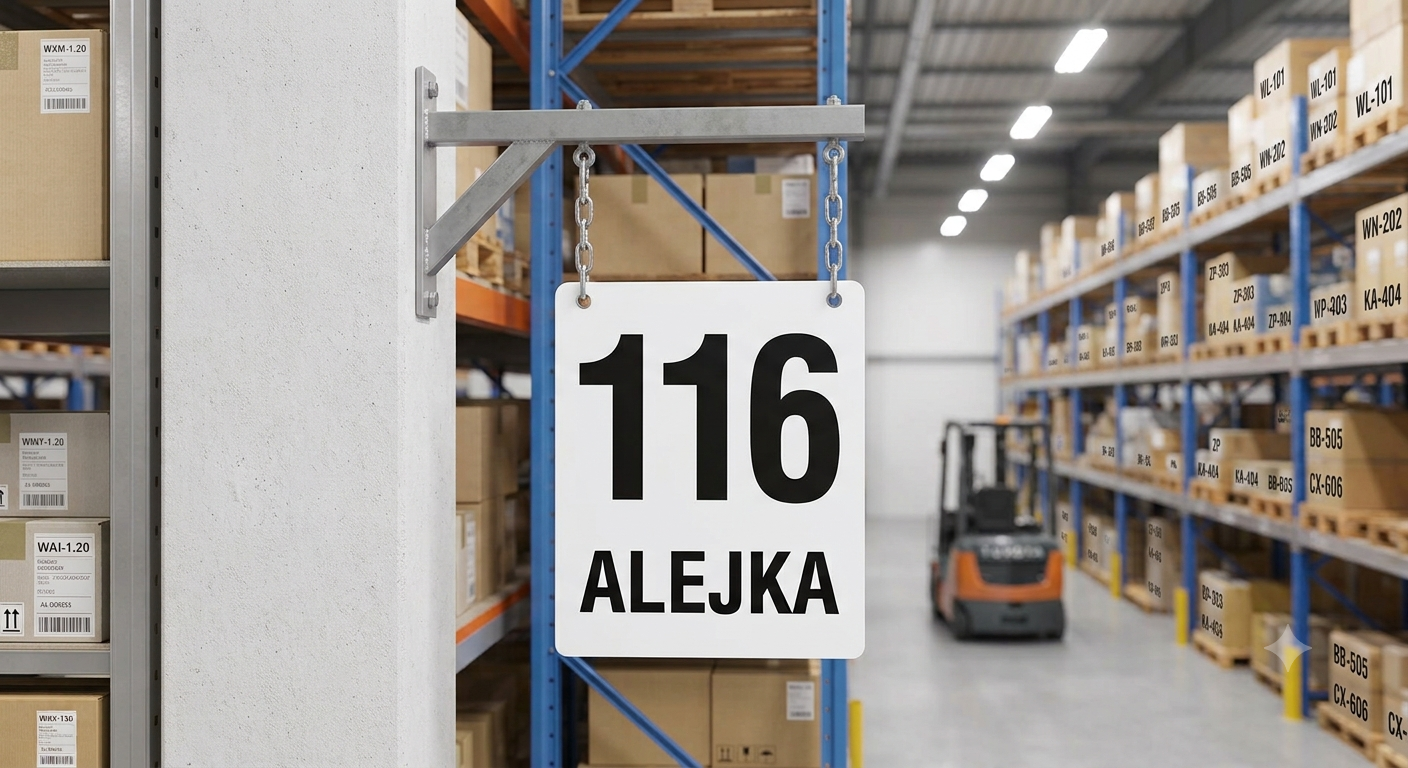 Tabliczka Magazynowa Plastikowa z Własnym Nadrukiem