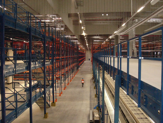 Antresole w magazynach e-commerce - specyfika szybkiej kompletacji