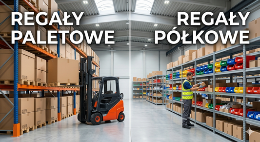 Regały paletowe a regały półkowe – zastosowanie i najważniejsze różnice