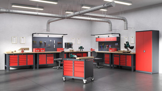 Profesjonalne stoły warsztatowe – wyposażenie nowoczesnego warsztatu