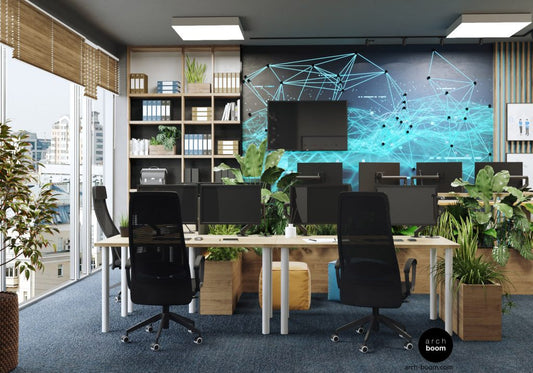 Regały biurowe dla sprzętu konferencyjnego i IT – bezpieczeństwo i porządek w biurze