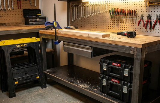 Stoły warsztatowe – jak wybrać solidny stół do warsztatu i produkcji
