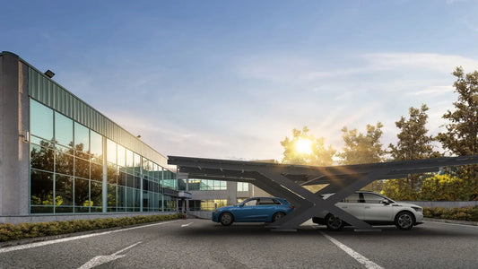 Carport solarny z panelami fotowoltaicznymi - optymalne wykorzystanie przestrzeni parkingowe