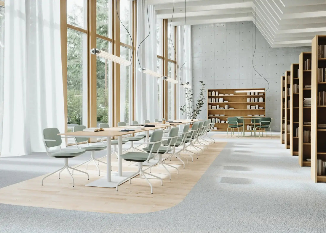 Regały do sal konferencyjnych z materiałami szkoleniowymi - organizacja prezentacji i dokumentów