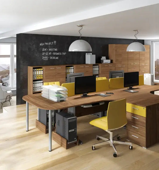 Regały biurowe na kółkach zapewniające mobilność i elastyczność aranżacji w przestrzeniach coworkingowych