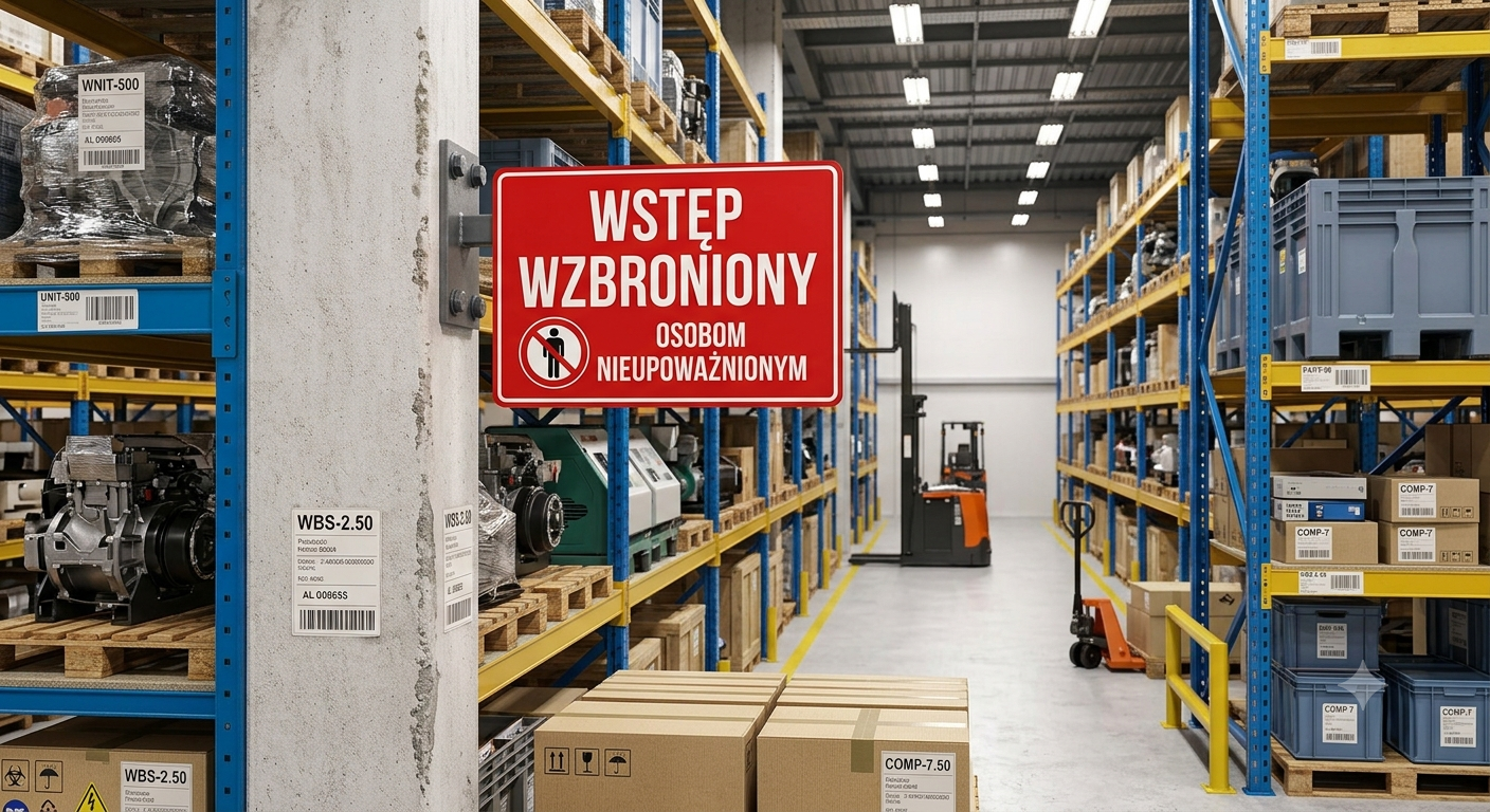 Tabliczka Magazynowa Plastikowa z Własnym Nadrukiem