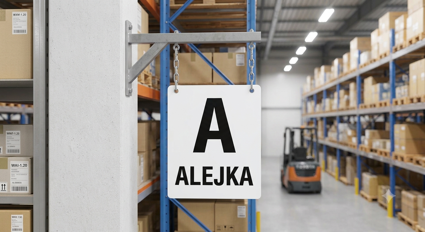 Tabliczka Magazynowa Plastikowa z Własnym Nadrukiem