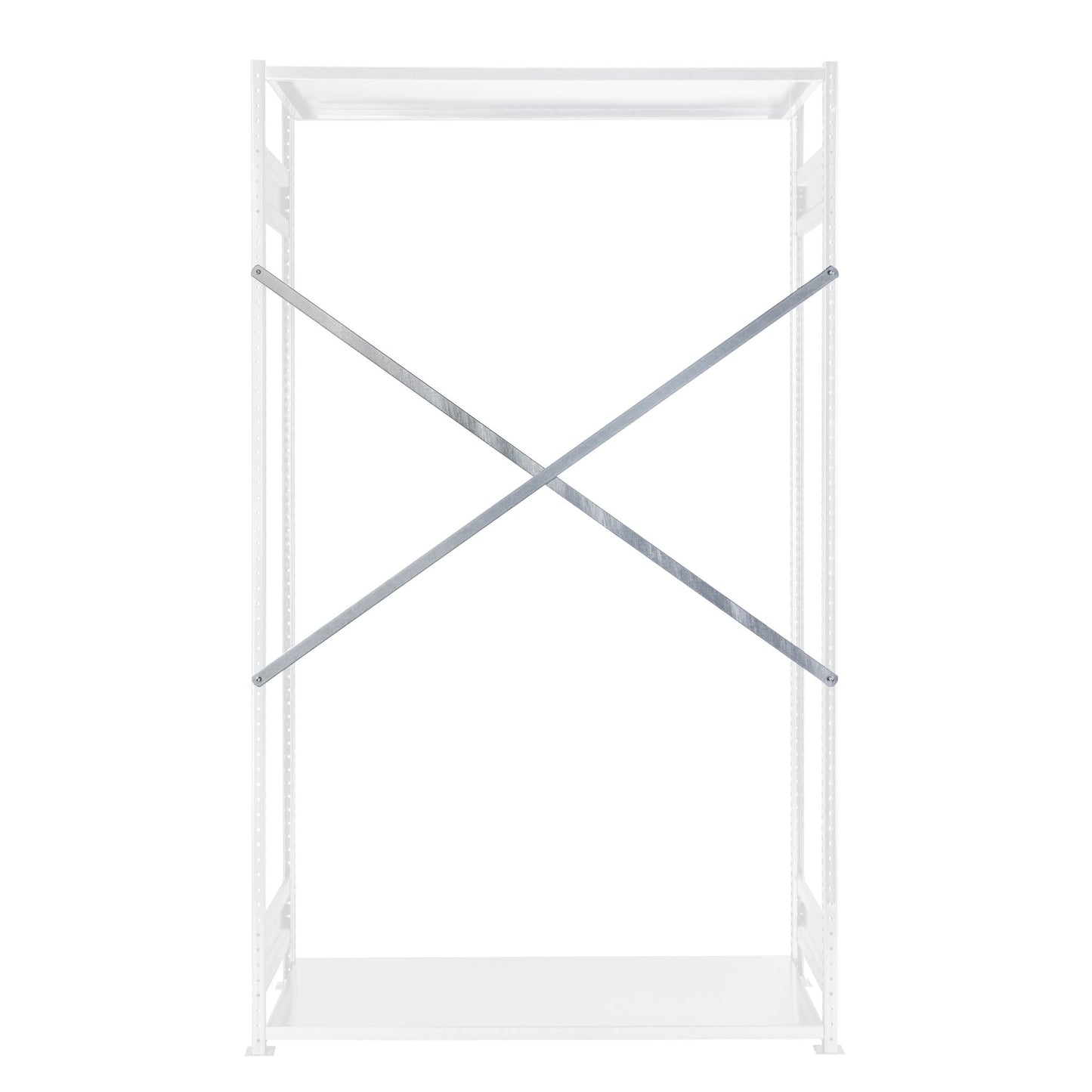 Wzmocnienie krzyżowe na plecy regału