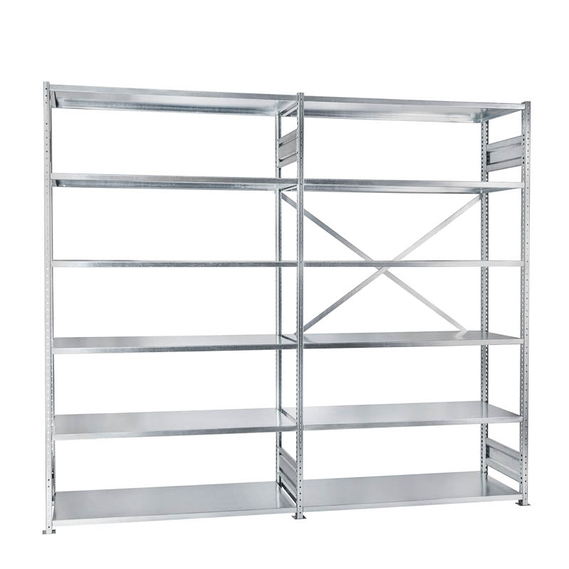 Zestaw: Regał Półkowy + Regał Dostawny PROVOST 2200mm x 1230mm x 400mm - 80kg