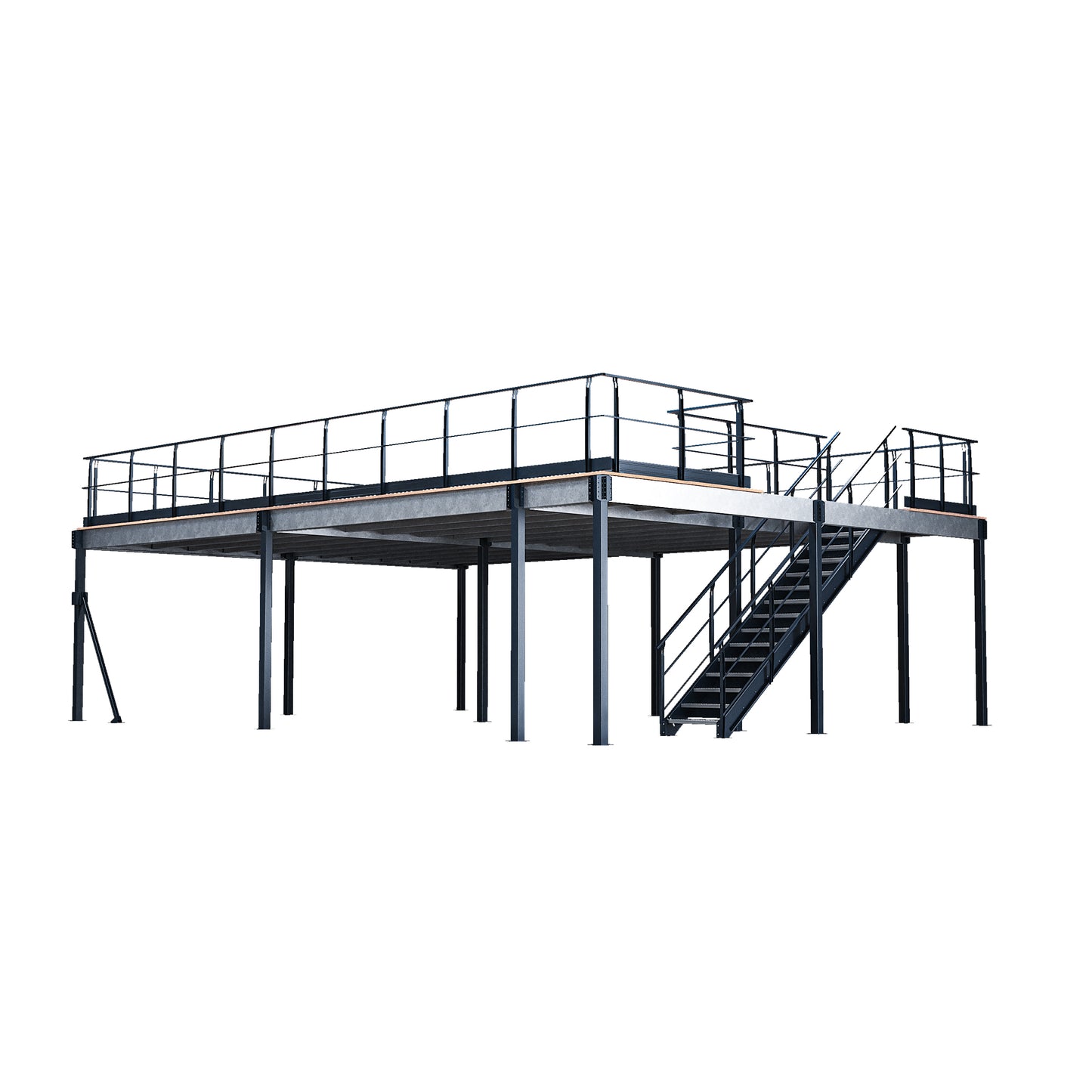 Antresola Magazynowa MANORGA 10×4 m, 40m², nośność 400 kg/m²