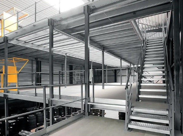 Antresola Magazynowa MANORGA 10×4 m, 40m², nośność 400 kg/m²
