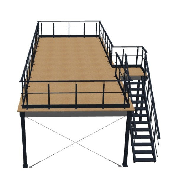 Antresola Magazynowa MANORGA 10×4 m, 40m², nośność 400 kg/m²