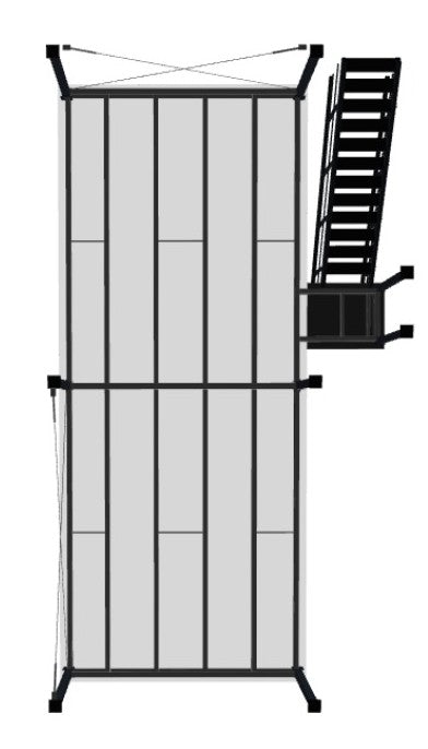 Antresola Magazynowa MANORGA 10×4 m, 40m², nośność 400 kg/m²
