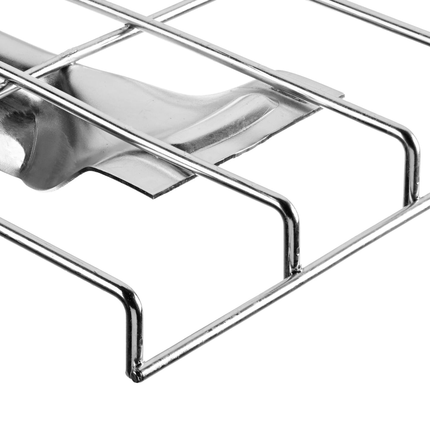 Półka siatkowa ocynkowana TROAX 1100×890 mm, nośność 800 kg/m², wzmocnienie omega