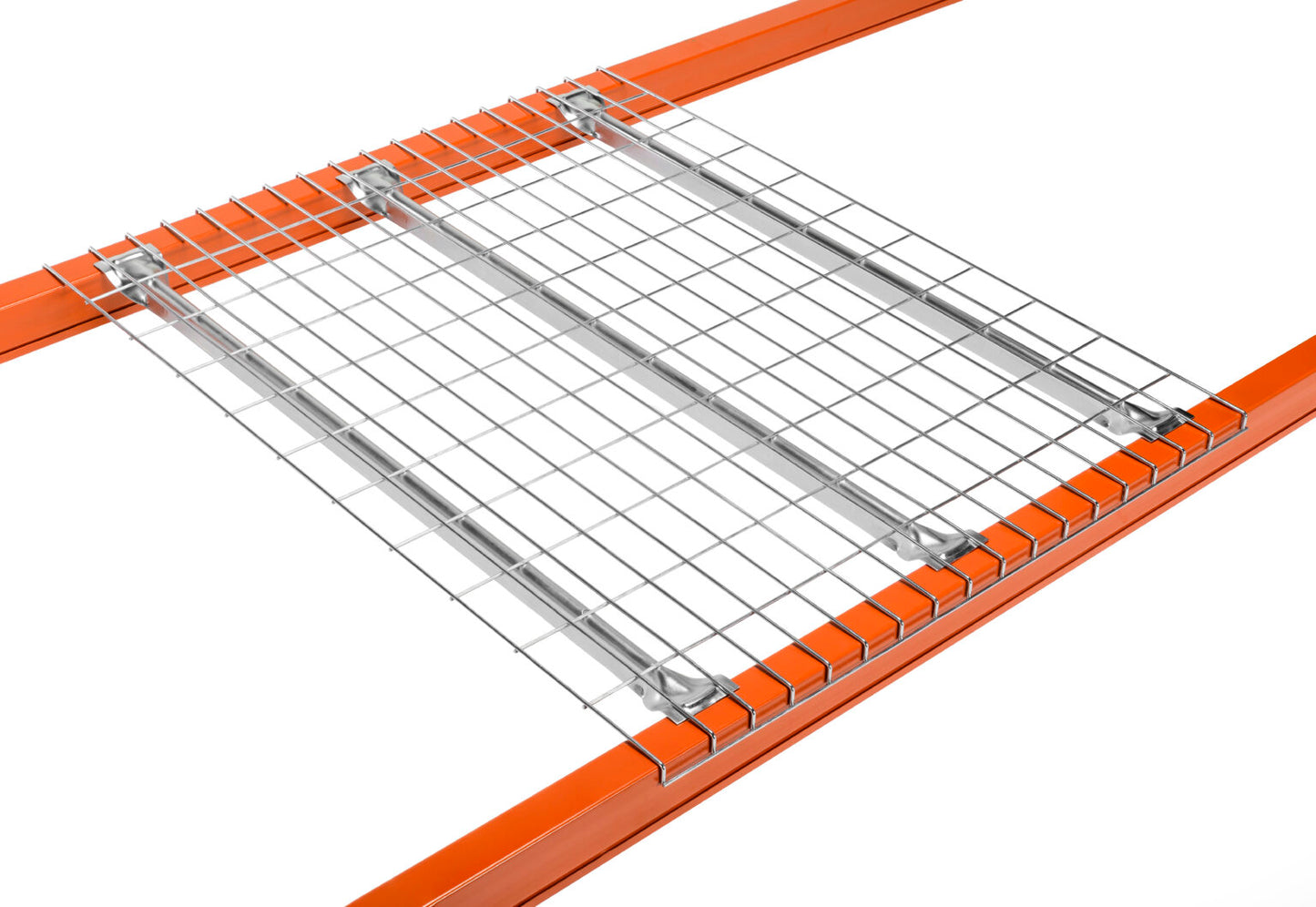Półka siatkowa ocynkowana TROAX 1100×890 mm, nośność 800 kg/m², wzmocnienie omega