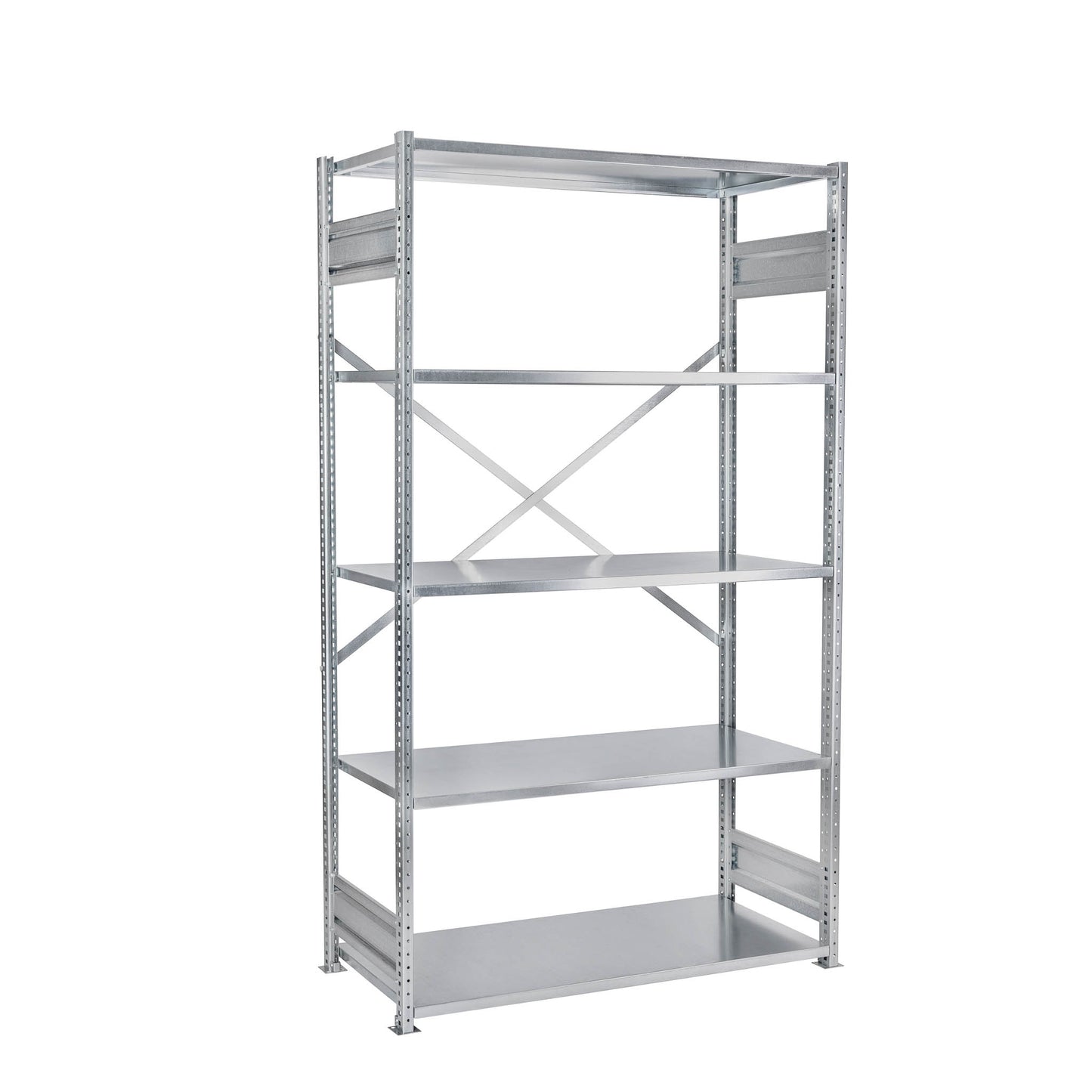 Regał Półkowy metalowy ocynkowany 2200mm x 1230mm 80kg